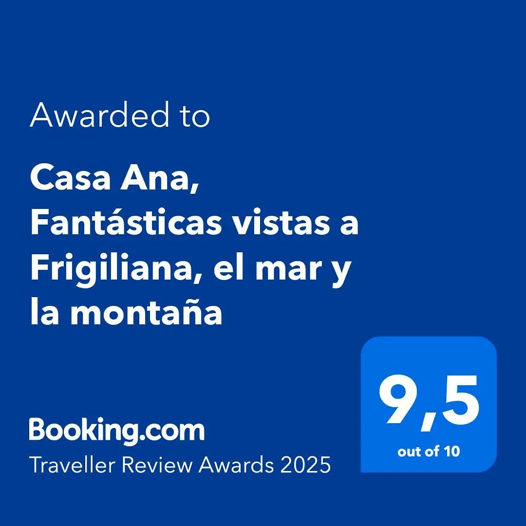 Casa de Férias Casa Ana, Fantásticas vistas al pueblo, el mar y la montaña Vila Frigiliana